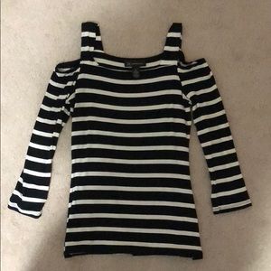 INC Cold Shoulder Top